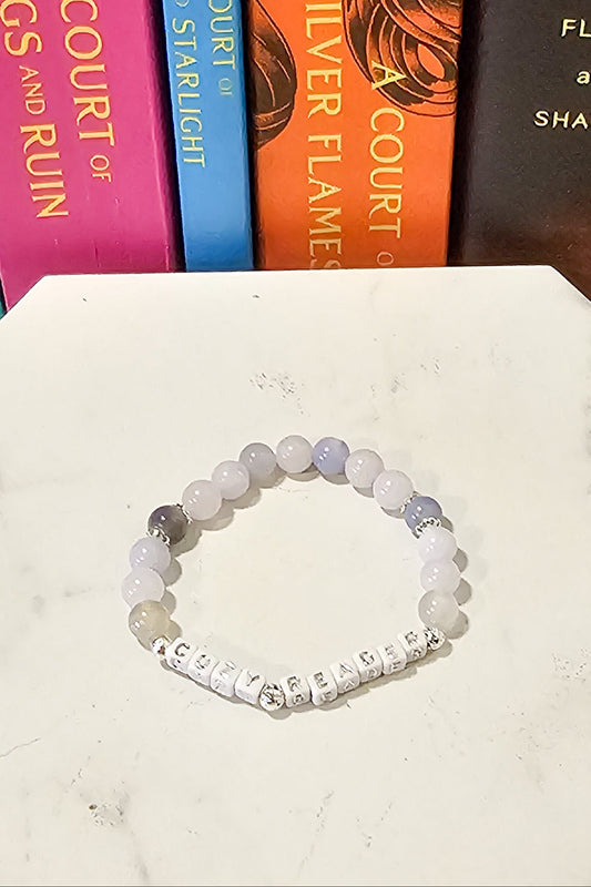 Cozy Reader Gemstone Bracelet – Aquamarine & Blue Agate