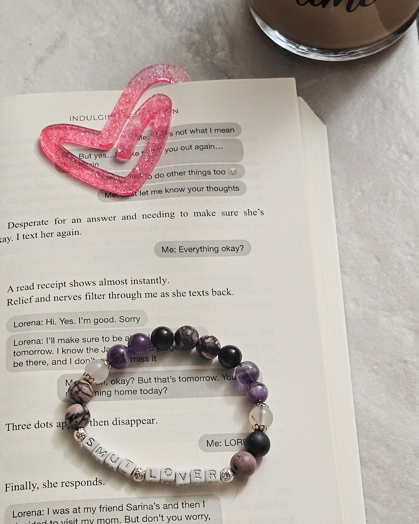 (PRE-ORDER) Heart Paperclip Bookmark | Handmade Resin Bookish Gift