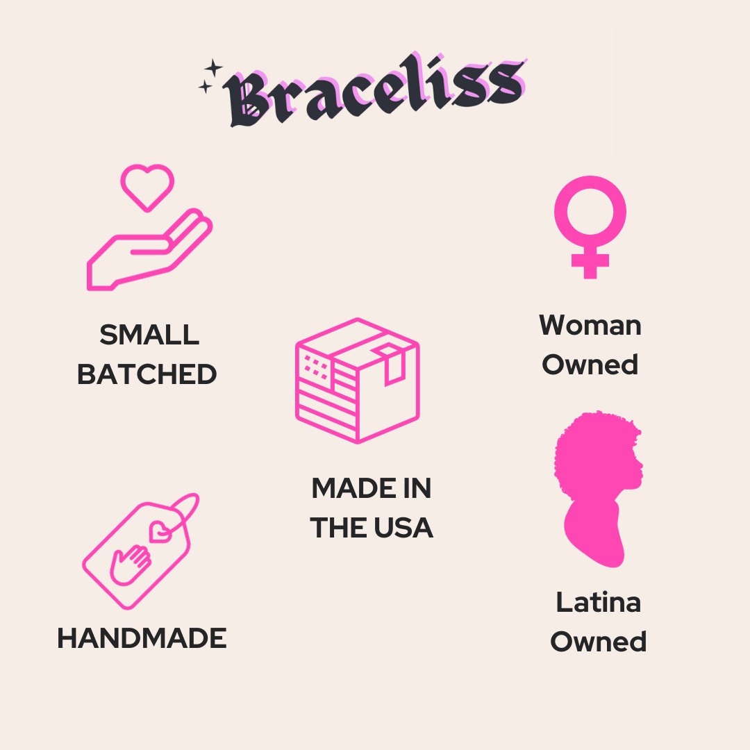 CEO Gemstone 3 Piece Bracelet Stack | Custom Stretch Bracelet Set | Personalized Jewelry for Small Business Owners