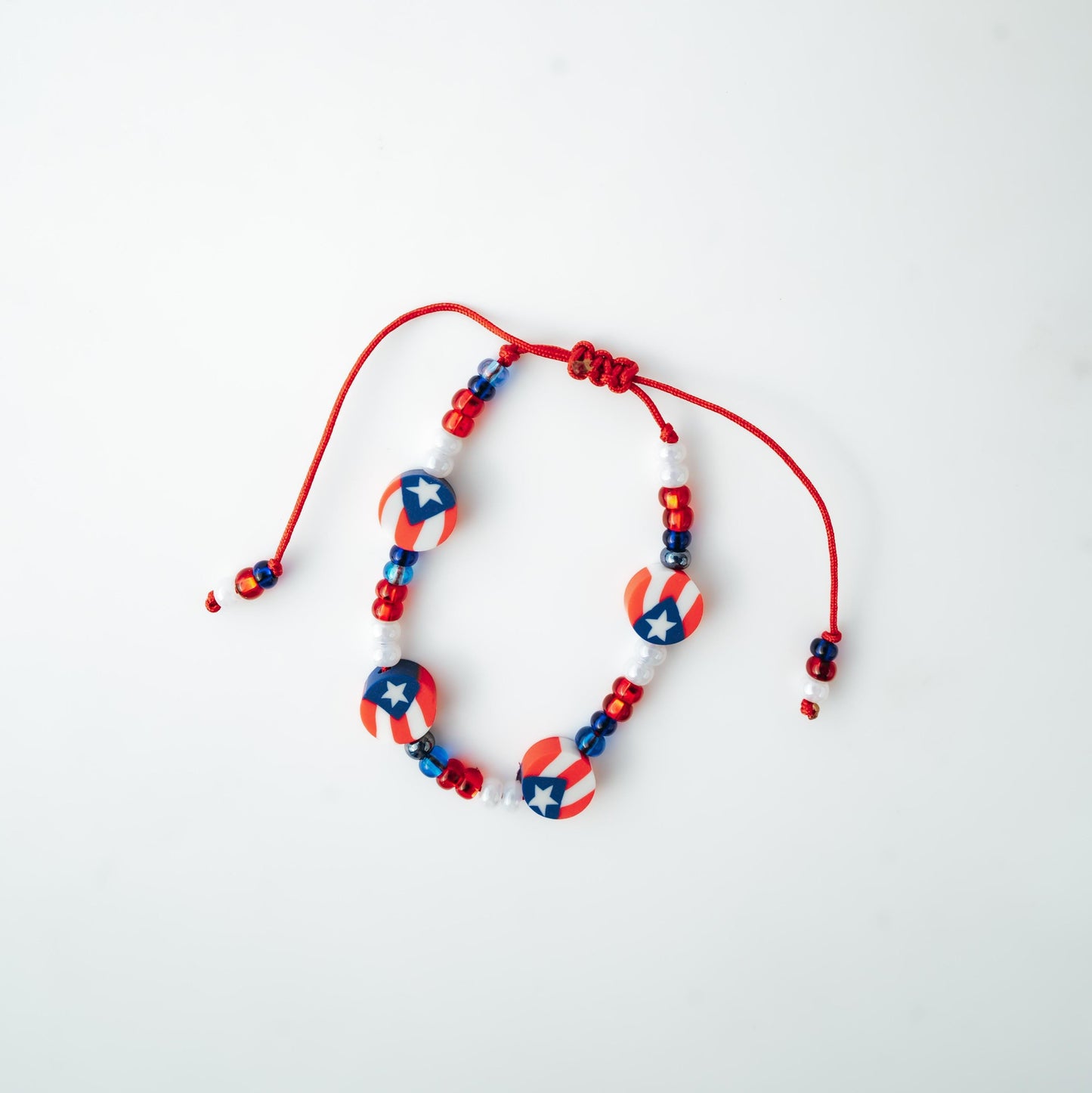 Puerto Rican Seed Bead Bracelets – Handmade Adjustable Jewelry | Boricua Pride Gift | Lightweight Friendship Bracelet for Women, Men & Teens