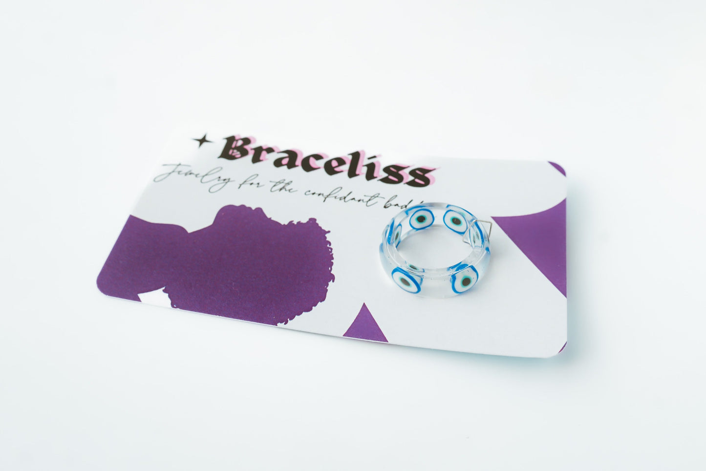 Evil Eye Resin Ring