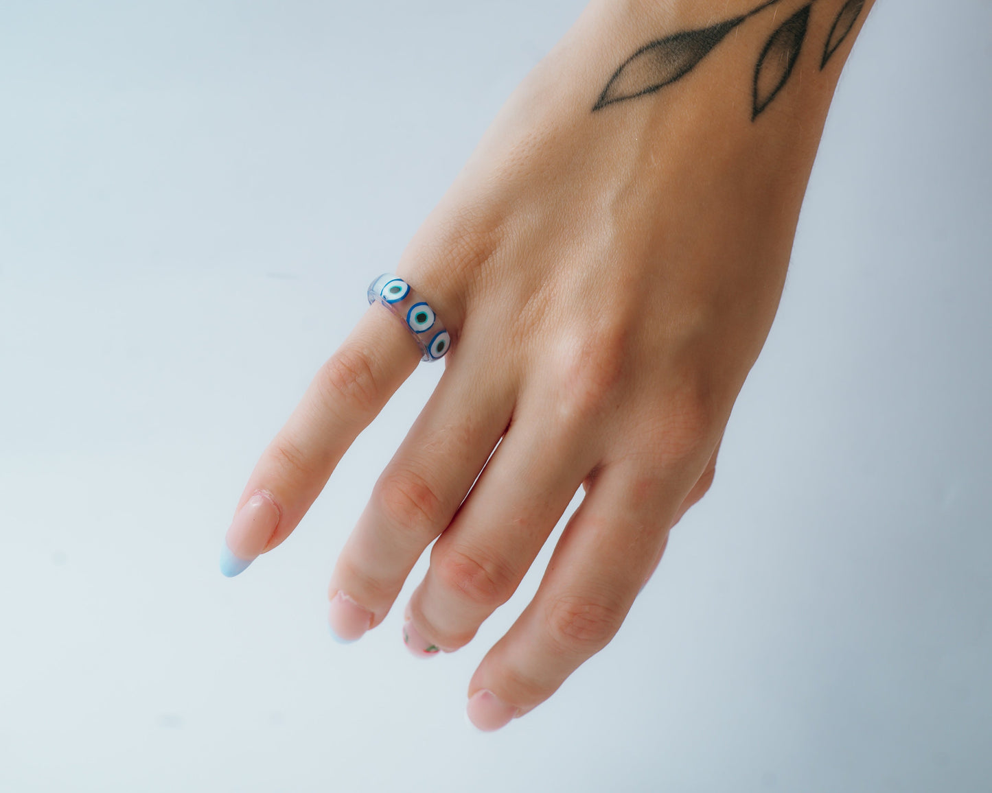 Evil Eye Resin Ring
