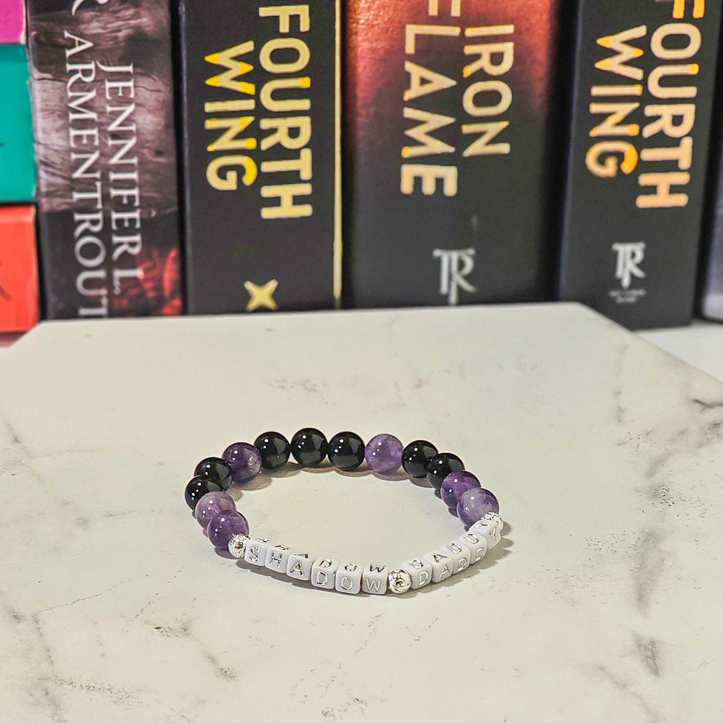 Shadow Daddy Gemstone Bracelet – Dream Amethyst & Black Onyx