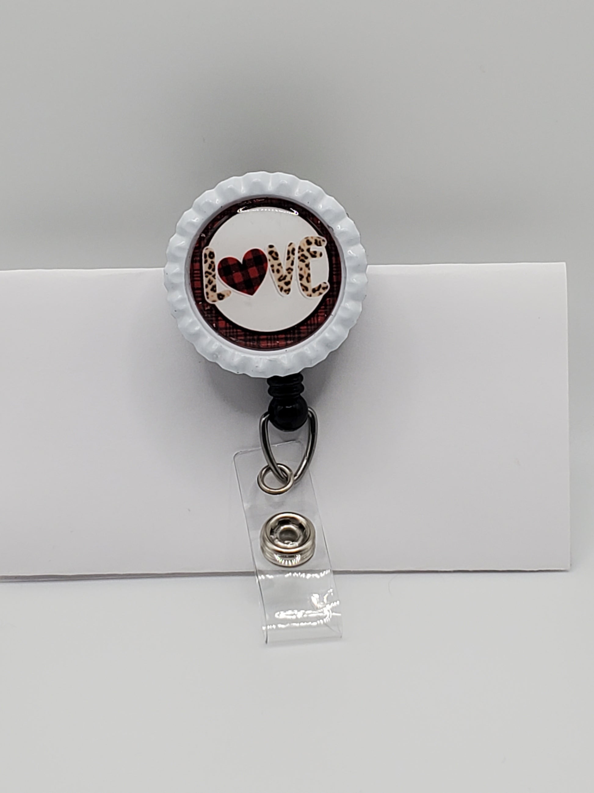 Cheetah Print Love Badge - Braceliss LLC