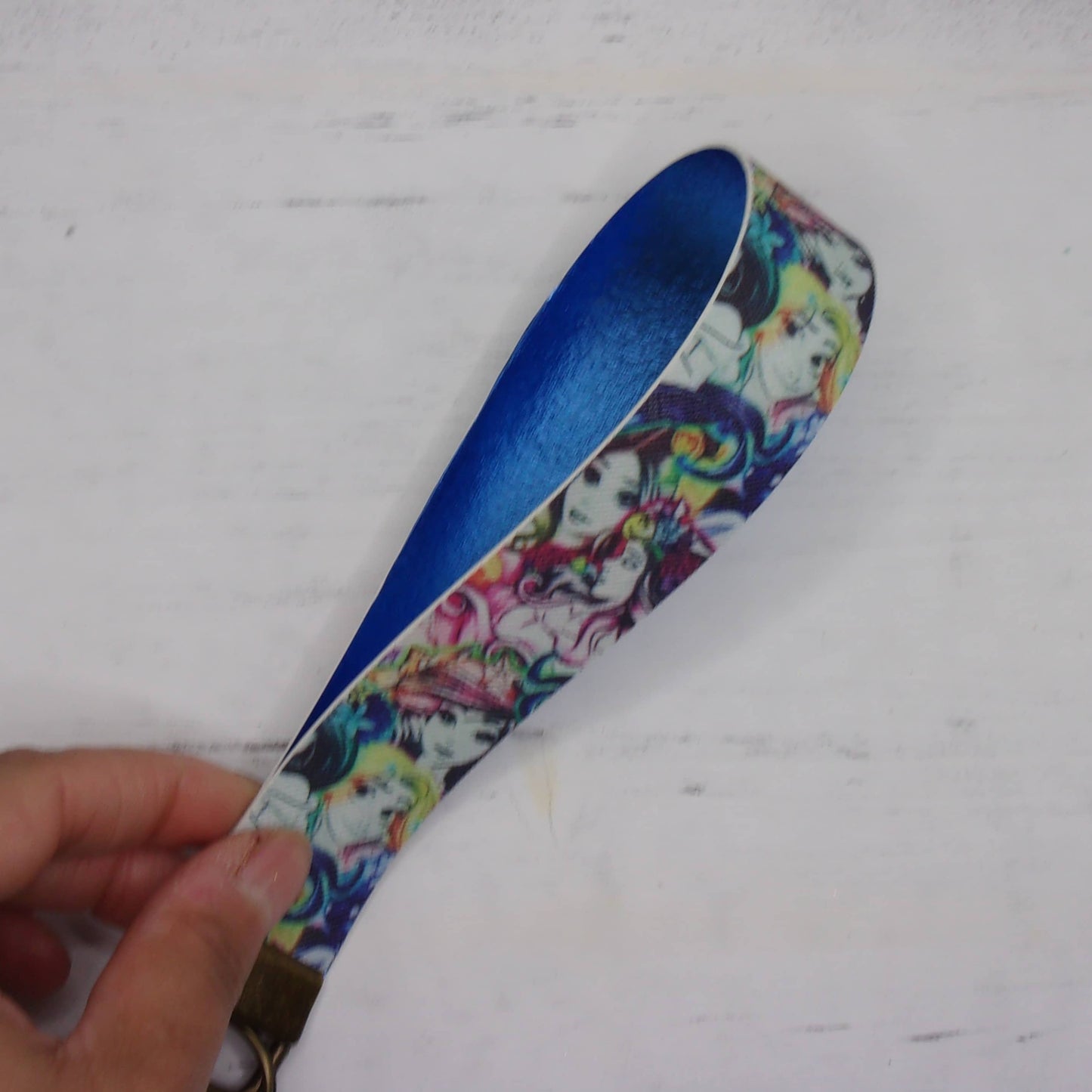 princess keyfob wristlet sideview