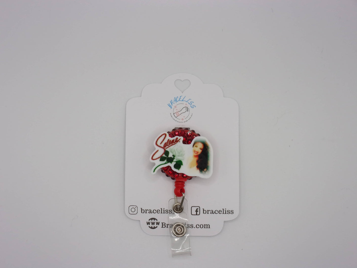 Selena Inspired Bedazzeled Badge