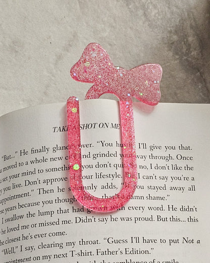 (PRE-ORDER) Bow-Shaped Resin Bookmark | Bookish Gift