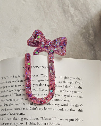 (PRE-ORDER) Bow-Shaped Resin Bookmark | Bookish Gift