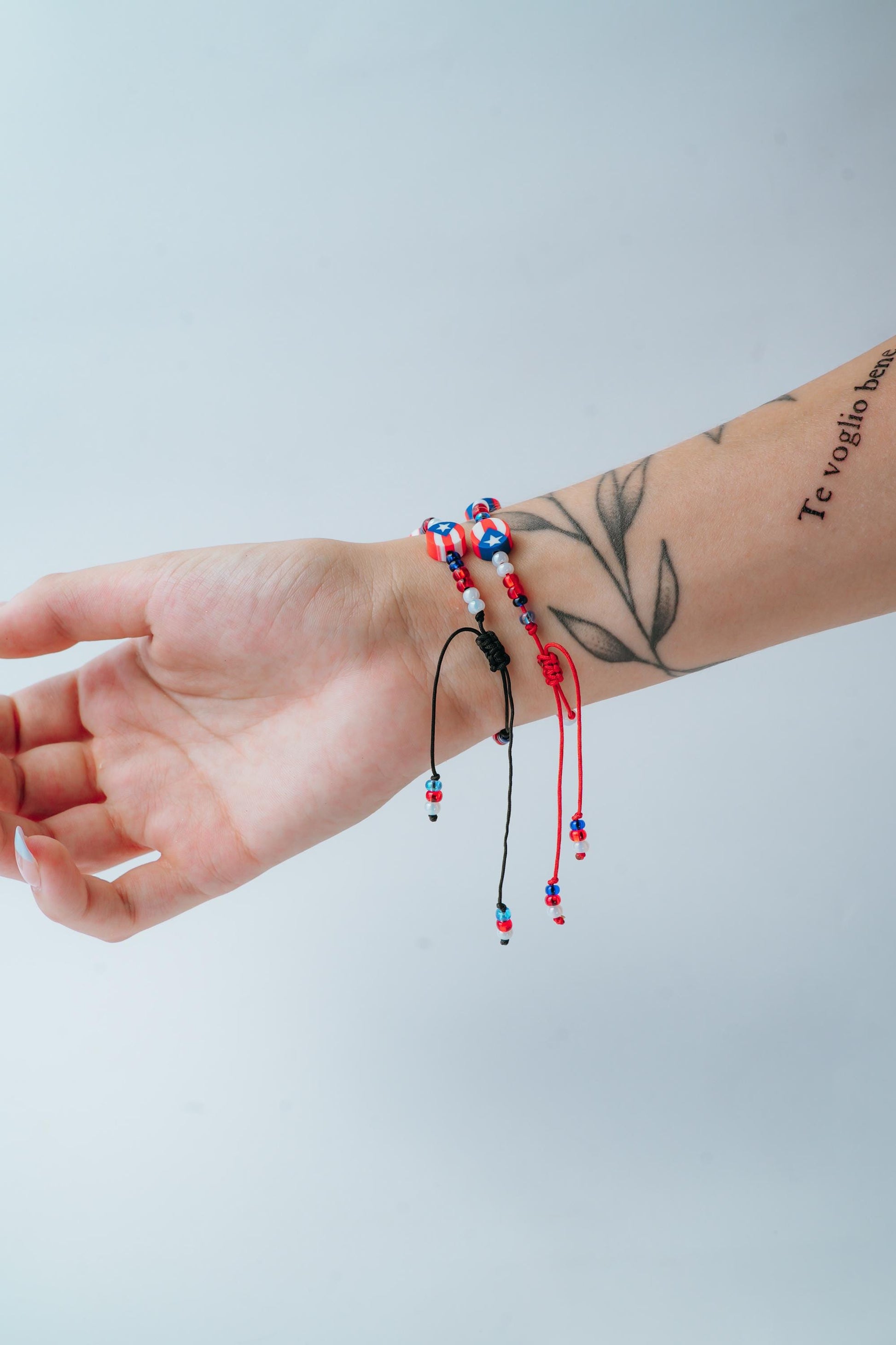 Puerto Rican Seed Bead Bracelets – Handmade Adjustable Jewelry | Boricua Pride Gift | Lightweight Friendship Bracelet for Women, Men & Teens