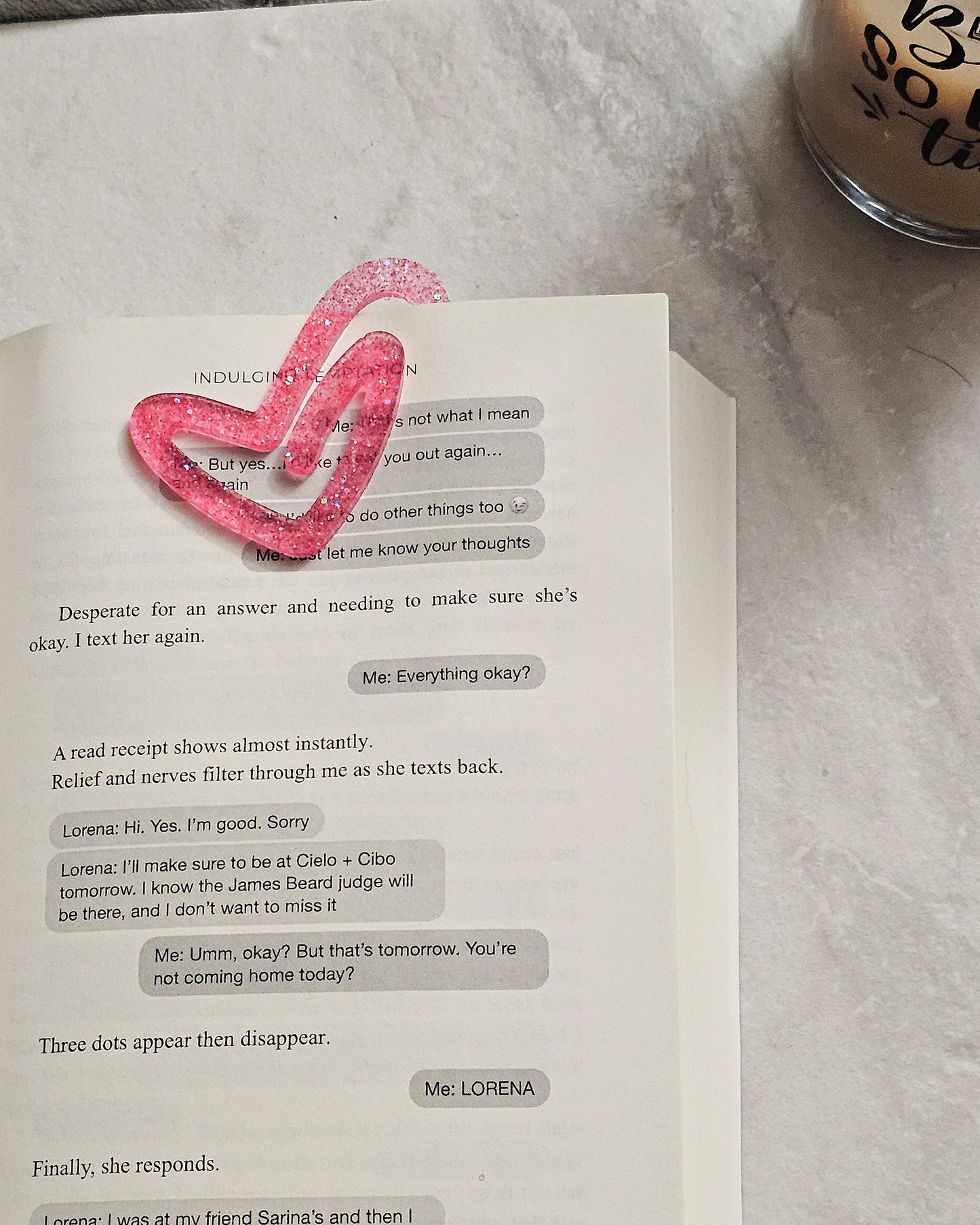 (PRE-ORDER) Heart Paperclip Bookmark | Handmade Resin Bookish Gift