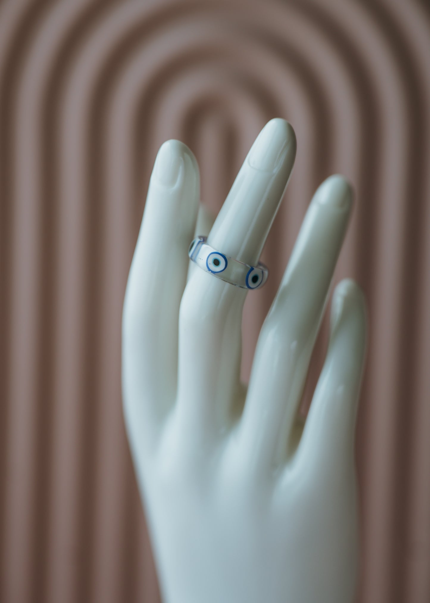 Evil Eye Resin Ring