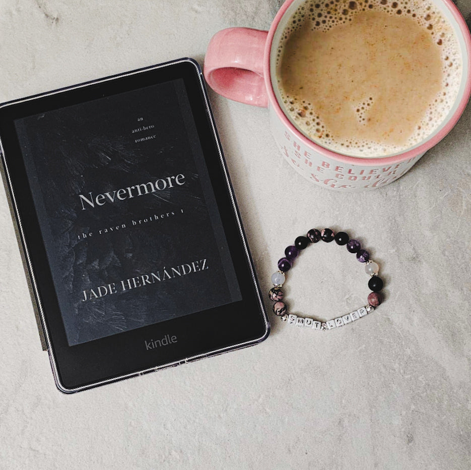 Smut Lover Gemstone Bracelet – Rhodonite, Amethyst, Flower Agate & Silver Obsidian