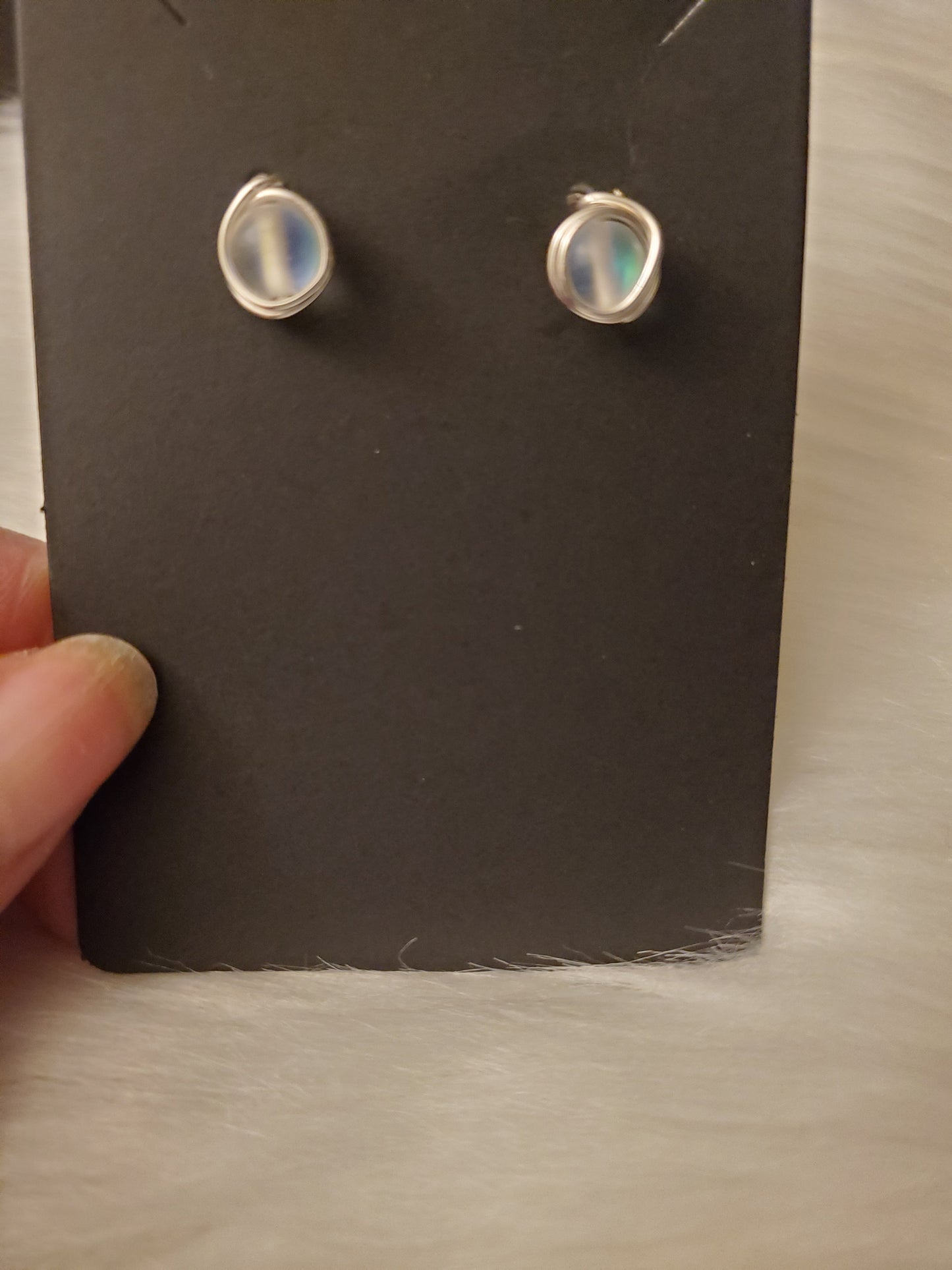 Wire Wrapped Stud Earrings - Braceliss LLC