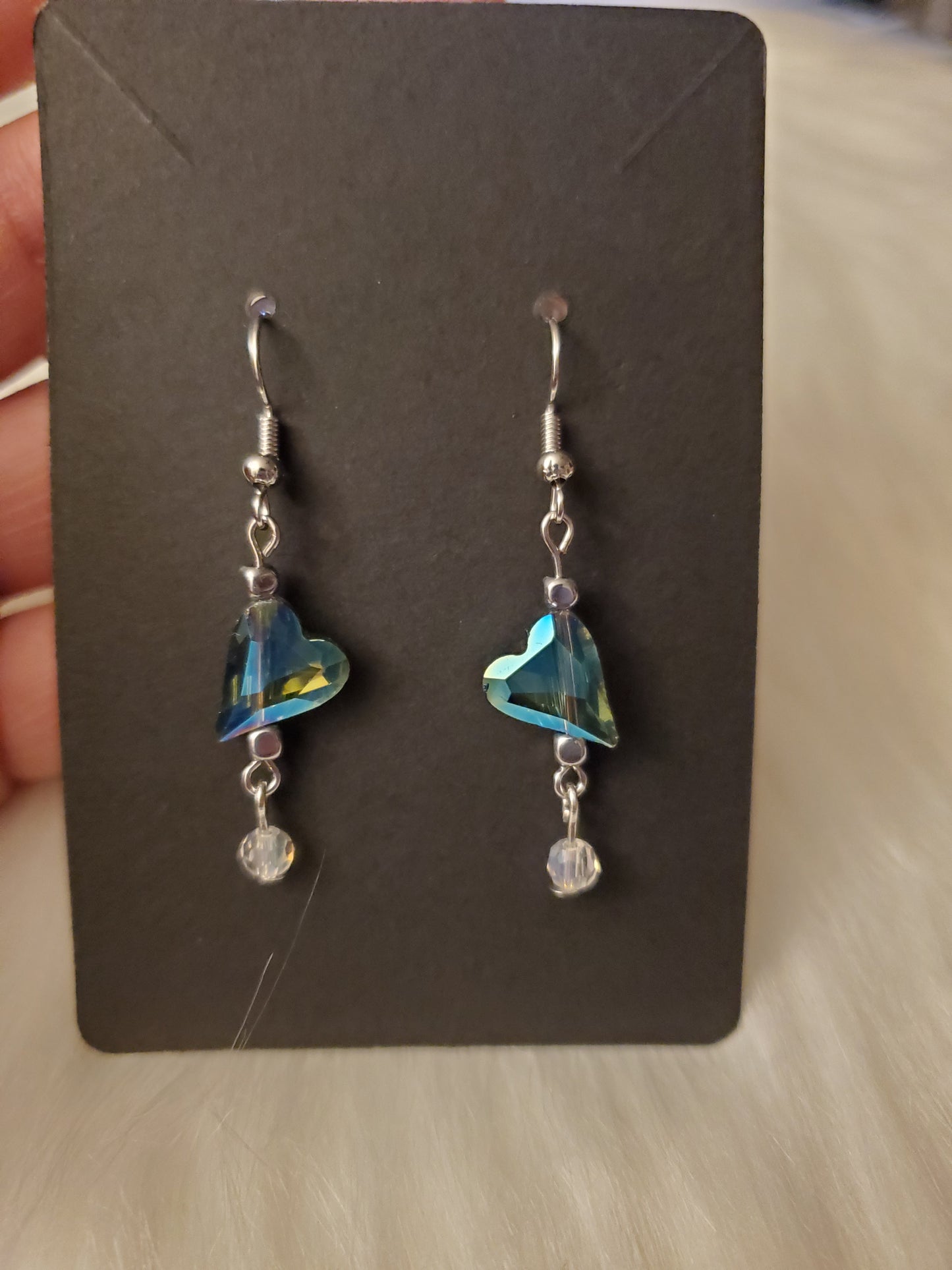 Heart Drop Earrings - Braceliss LLC