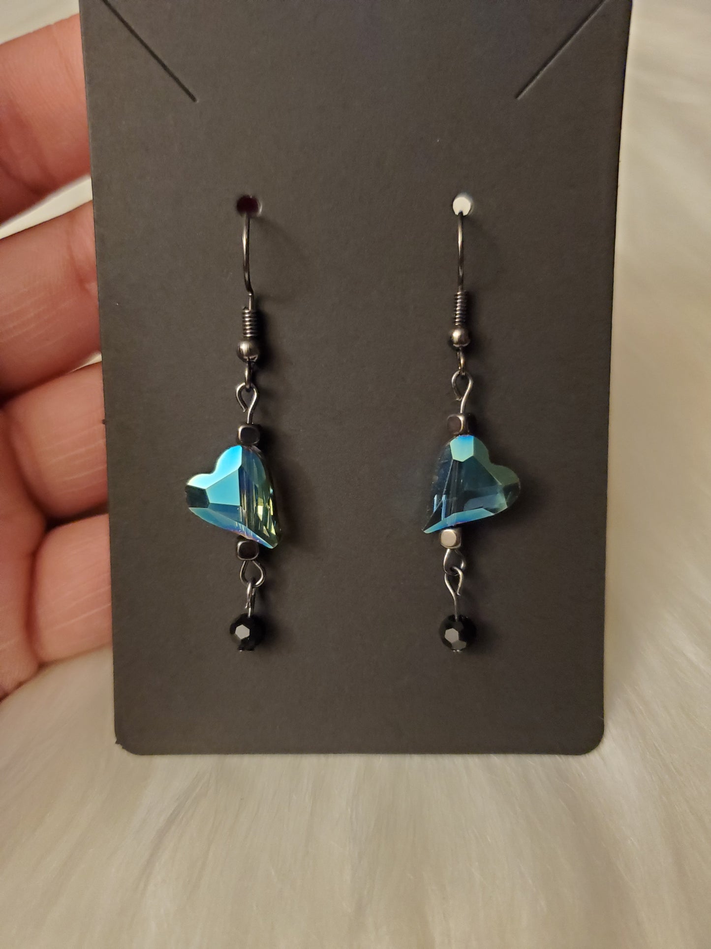 Heart Drop Earrings - Braceliss LLC