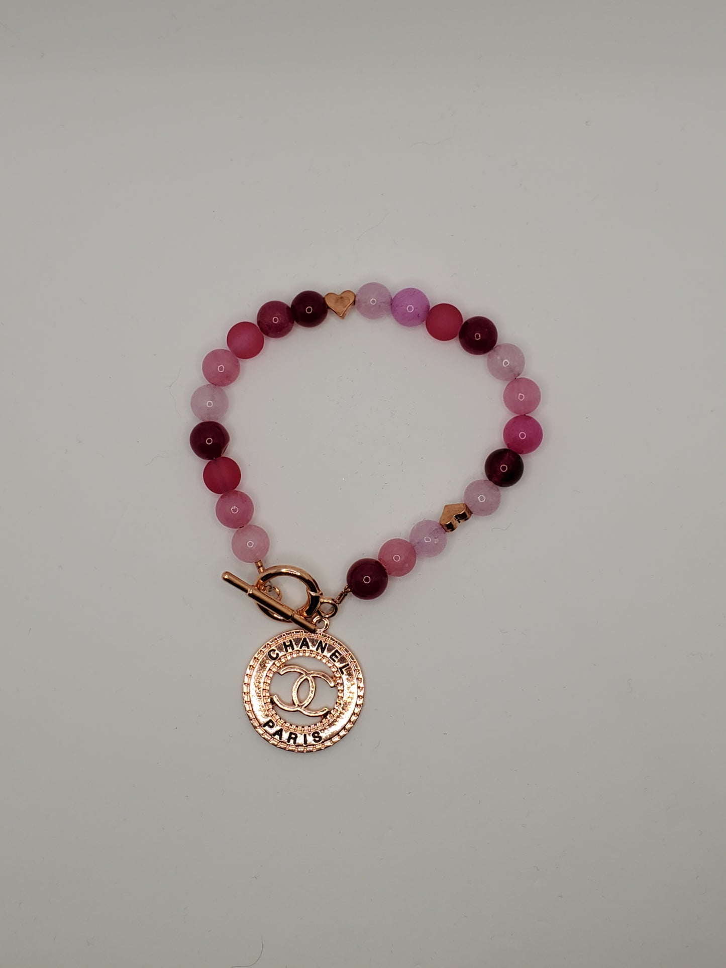 Inspired Rose Gold Toggle Clasp Bracelet - Braceliss LLC