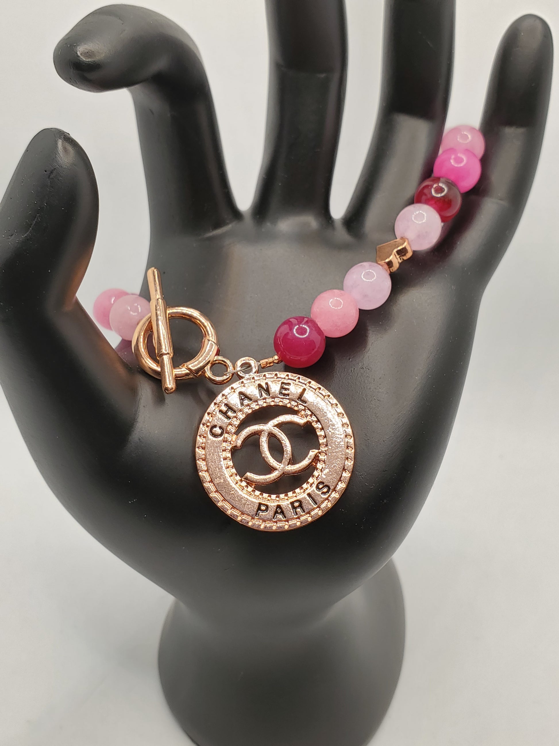 Inspired Rose Gold Toggle Clasp Bracelet - Braceliss LLC