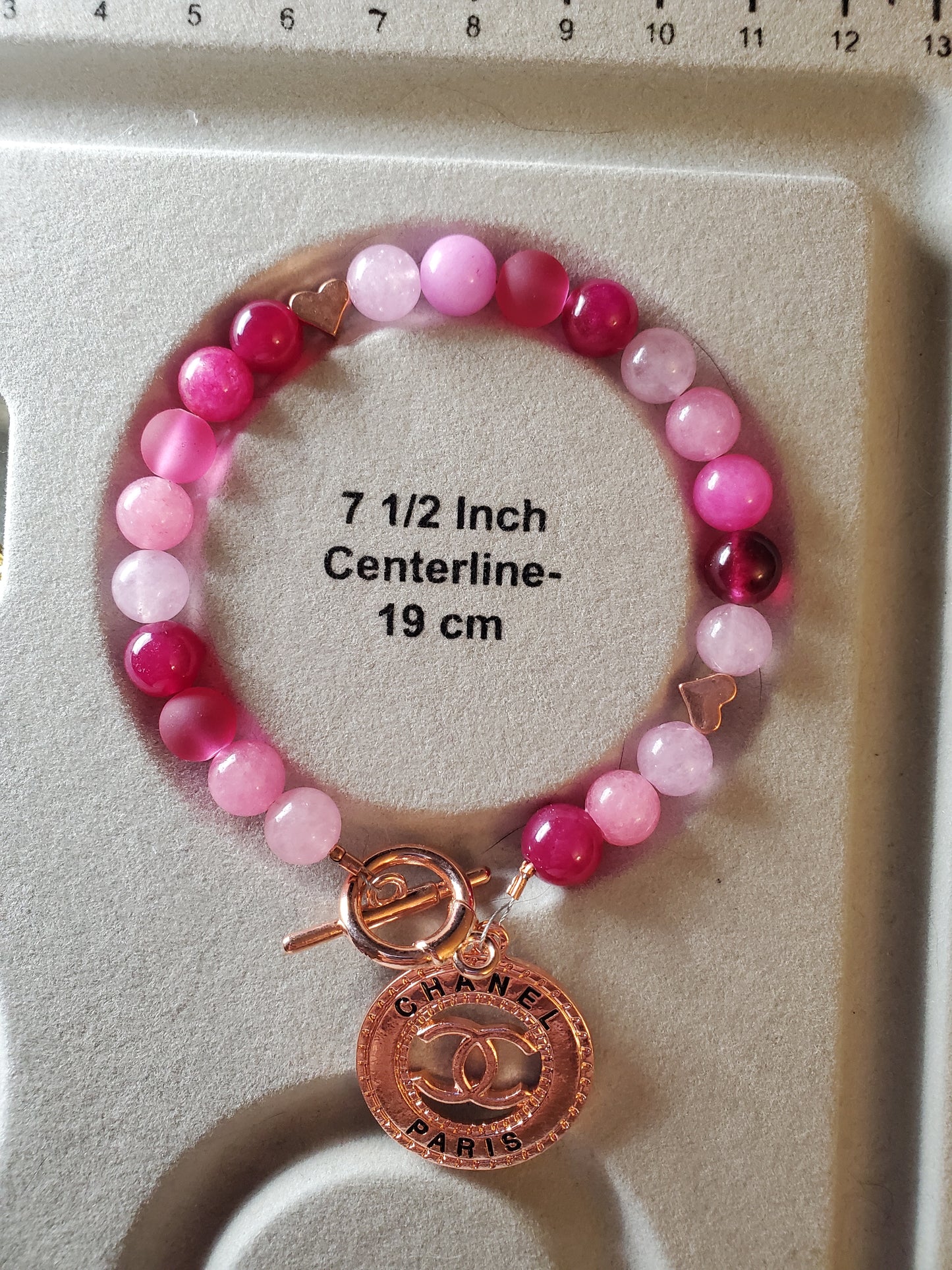 Inspired Rose Gold Toggle Clasp Bracelet - Braceliss LLC