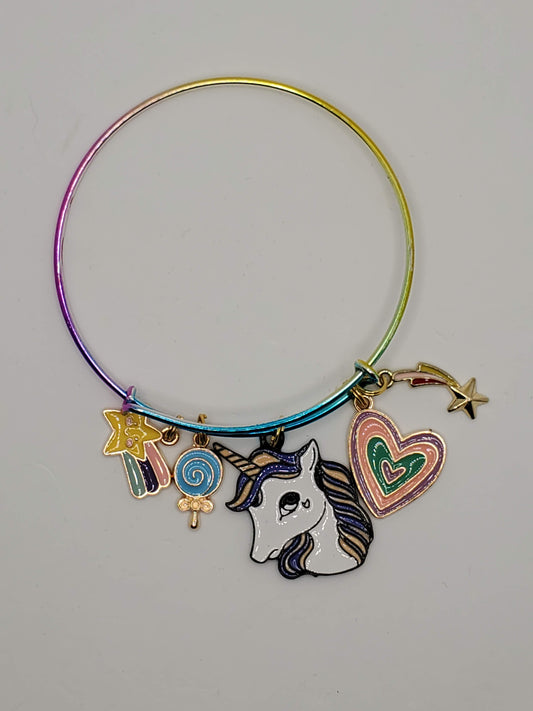 "Starry Unicorn" Kid's Bangel - Braceliss LLC