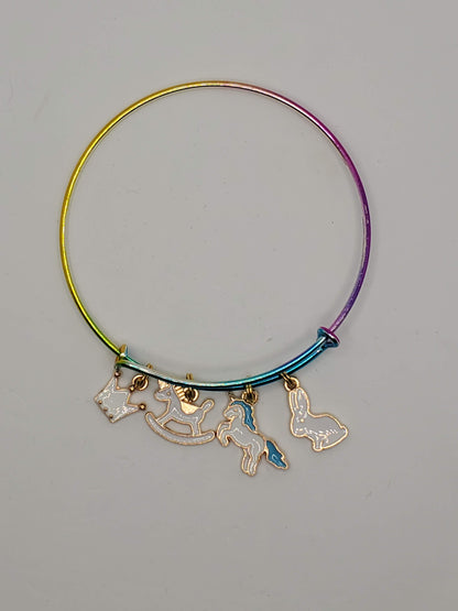 "Unicorn Princess" Kid's Bangle - Braceliss LLC