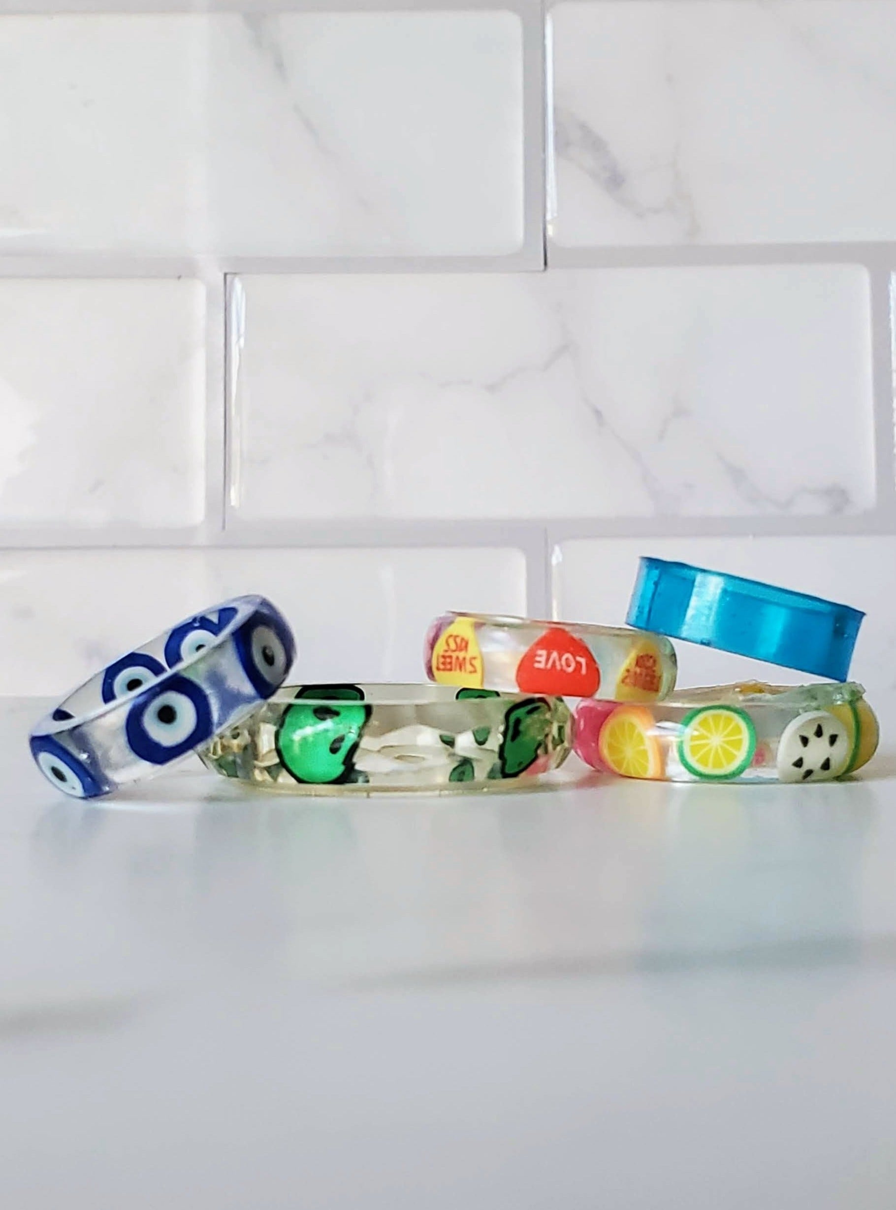 Custom Resin Rings - Braceliss LLC