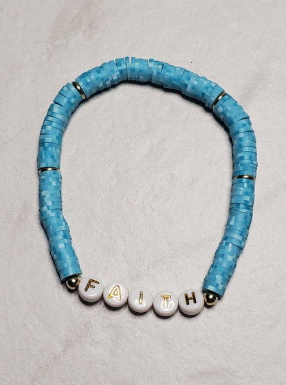 Faith custom word bracelet - Braceliss