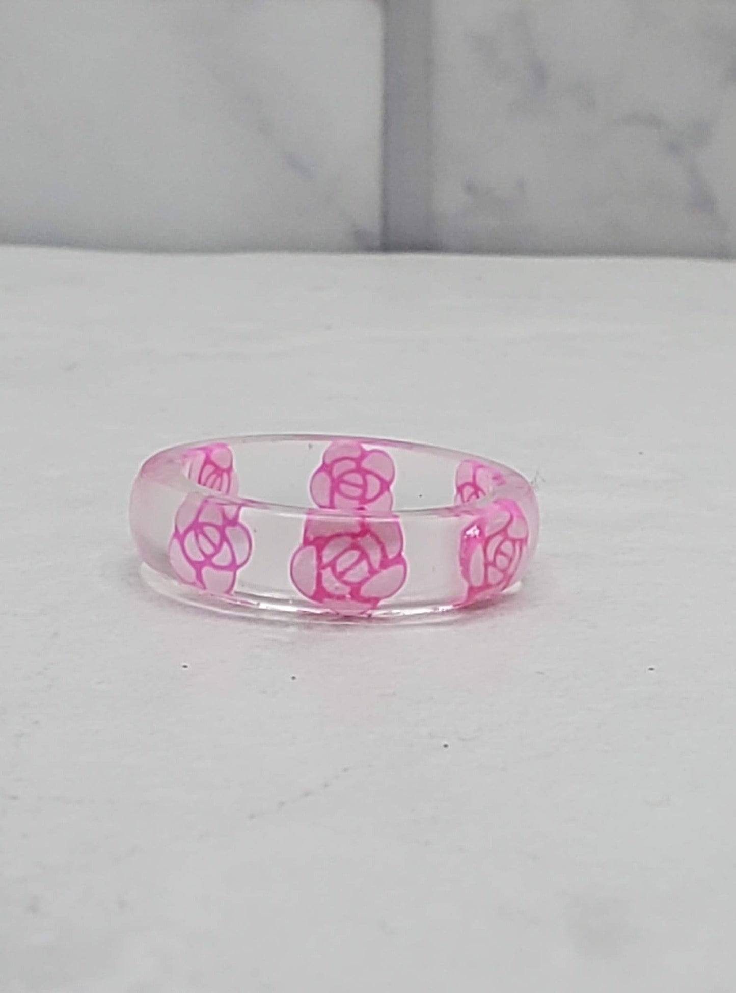 Rose Resin Ring - Braceliss