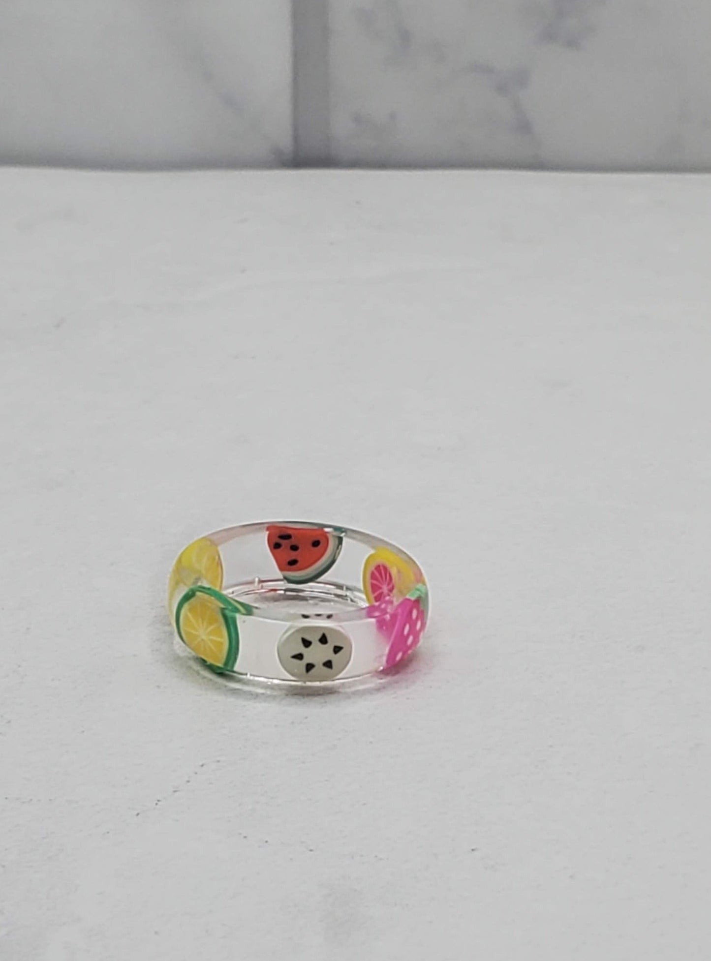 Fruit resin ring - Braceliss 