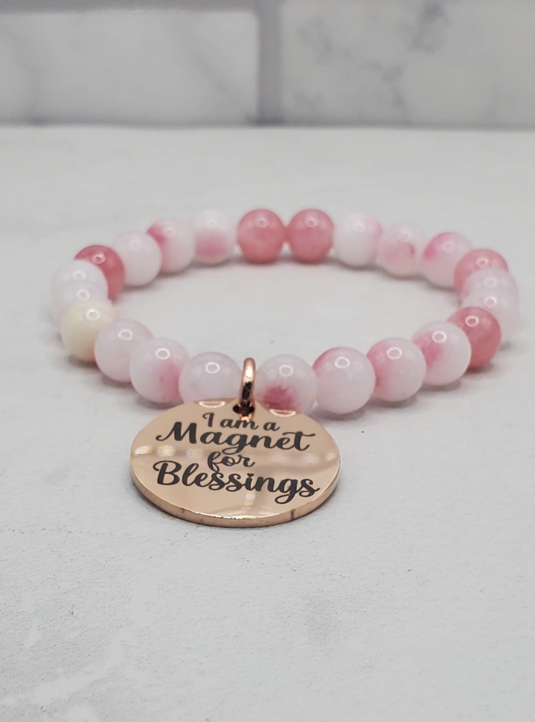 Magnet for blessings | inspirational charm bracelet | Braceliss