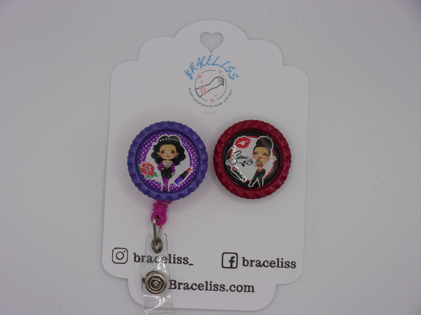 Tejano Singer Inspired Badge Set - Retractable Badge Reel for Nurses